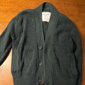 Abercrombie & Fitch Kids Dark Green Cardigan